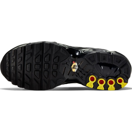 Nike Air Max Plus Устойчивые к истиранию низкие детские беговые кроссовки черного цвета