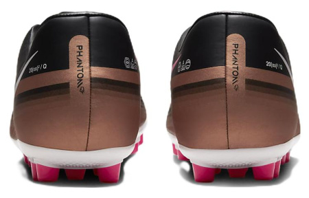 Nike AG Искусственная трава Противоскользящее и Износостойкое Покрытие Футбольные бутсы Унисекс Черный Золотой Белый