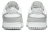 Nike Dunk Ретро 'Серый FOG' Коровья кожа Винтаж Устойчивые к истиранию Низкие Кроссовки для скейтбординга Мужские
