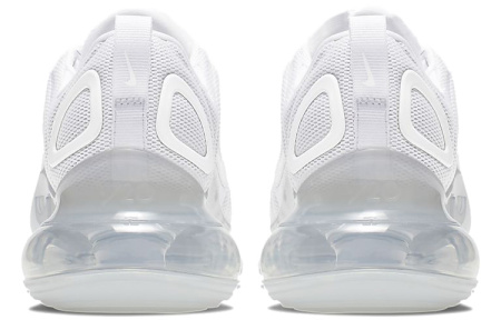 Nike Air MAX 720 Сетчатая ткань Низкий топ Повседневная обувь Женская Чисто белый