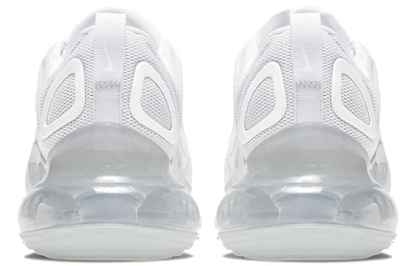 Nike Air MAX 720 Сетчатая ткань Низкий топ Повседневная обувь Женская Чисто белый