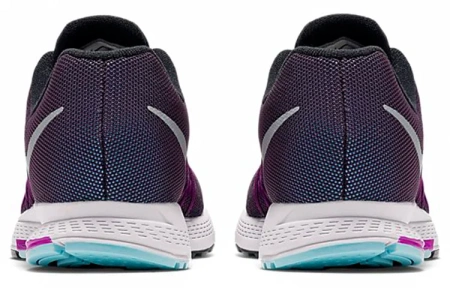 Nike Air Zoom Prestige Shock Absorbers Нижняя юбка Резистентный Низкий Топ Беговые кроссовки Женские Черный Фиолетовый