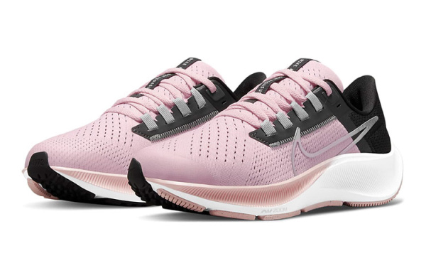 Nike Pegasus 38 Противоскользящие Амортизирующие Устойчивые к износу Низкие Детские Беговые Кроссовки Розовые Черные