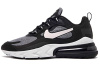 Nike Air Max 270 React Low Беговые кроссовки Мужские Черные Серые