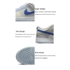 Nike Dunk Сливочный Hyper Royal Кожа Легкий Противоскользящий Устойчивый к истиранию Низкий Верх Детские Скейтбординги
