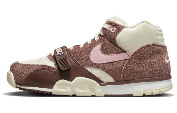 Nike Air Trainer 1 MID Топ Кроссовки для тренировок Унисекс Коричневый Розовый Белый