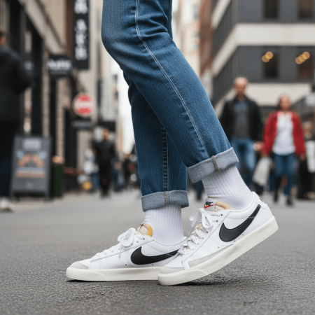 Nike Blazer Low Топ Скейтборд Кроссовки Мужские Айвори