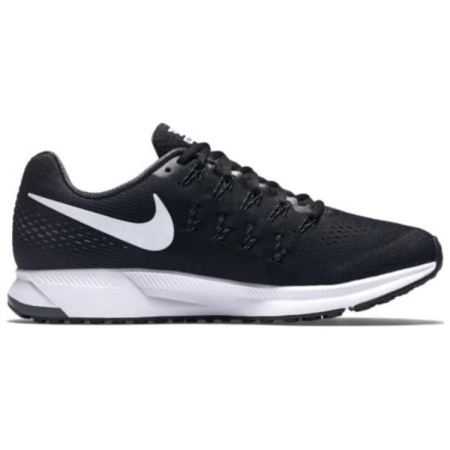 Nike Air Zoom Pegasus 33 Амортизация Износостойкий Низкий Топ Беговые кроссовки Женские Черный