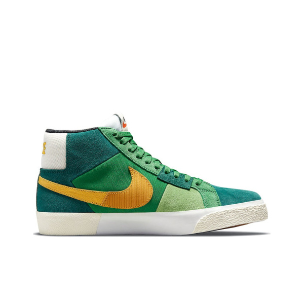 Nike SB Blazer MID Мозаика противоскользящие устойчивые к истиранию легкий верх кроссовки для скейтбординга унисекс