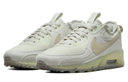 Nike Air Max 90 противоскользящие устойчивые к истиранию дышащие низкие кроссовки Airma для бега женские бежевые