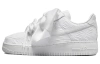 Nike Air Force 1 LX 'Triple White' Бант Низкие Кроссовки для скейтбординга Женские Белые