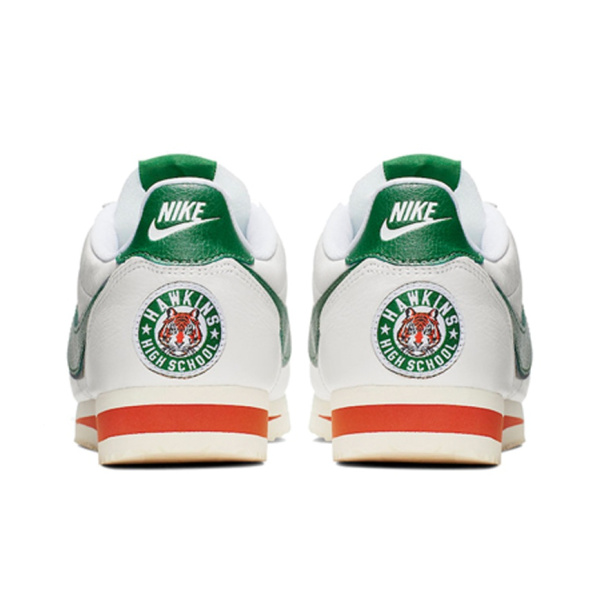 Stranger Things x Nike Classic Cortes Дышащий и Легкий Низкий Топ Тренировочные Беговые Кроссовки Унисекс Белый