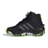 Adidas Fortatrail противоскользящие устойчивые к истиранию с верхом MID детские беговые кроссовки черные детские