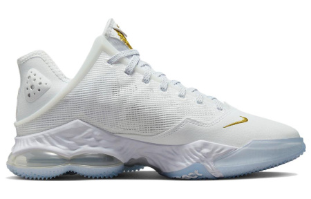 Nike Lebron 19 Амортизация Противоскользящее покрытие Устойчивость к истиранию Поддержка Низкий верх