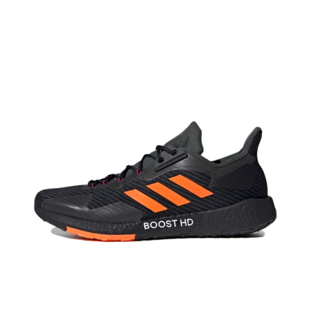 Adidas PulseBOOST Ткань Дышащий Низкий Верх Повседневные Беговые Кроссовки Унисекс Черные