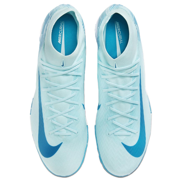 Nike Mercurial Superfly 10 TF Шипы Искусственный Шипы Устойчивость к Износу Покрытие Футбольные бутсы Мужские Синие
