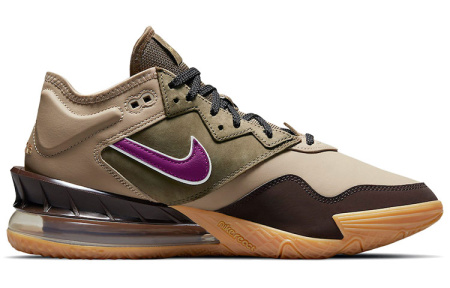 Nike Lebron 18 Low Топ Баскетбольные кроссовки для игры Унисекс Хаки