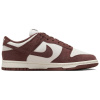Nike Dunk Low Замша Низкие Кроссовки для скейтбординга Женские Белый Умбра