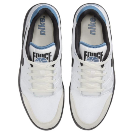 Nike Full Force Low Топ Скейтборд Кроссовки Мужские Черные Белые Синие