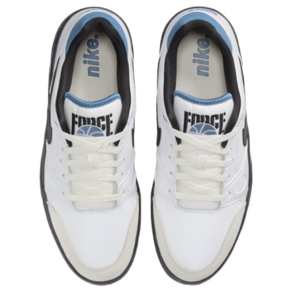 Nike Full Force Low Топ Скейтборд Кроссовки Мужские Черные Белые Синие