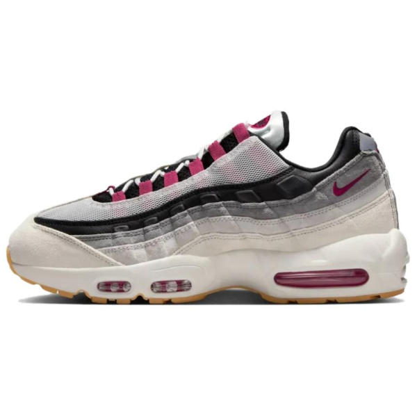Nike SB X Nike Air Max 95 Устойчивая к истиранию Низкая Повседневная Обувь Мужская Светло-Серый