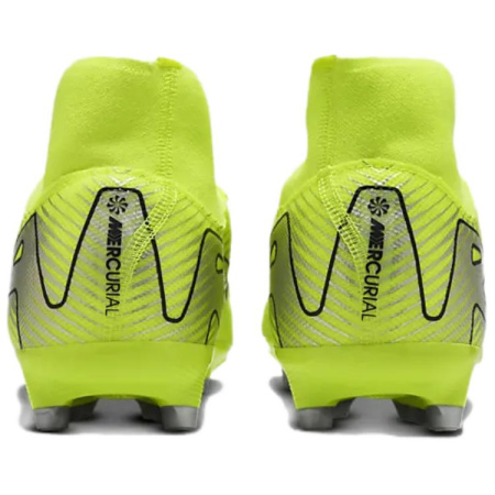 Nike Mercurial Superfly 10 FG Твердый Грунт Противоскользящие Устойчивые к Износу Футбольные Бутсы Мужские Зеленые