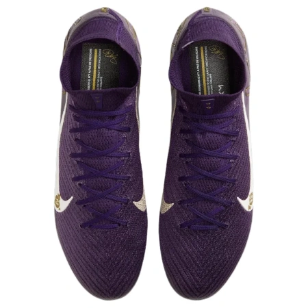 Килиан Мбаппе X Nike Mercurial Superfly 10 Elite FG Твердый Грунт Противоскользящий Устойчивый к Износу