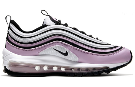 Nike Air Max 97 Vintage Low Top Повседневные Беговые Кроссовки Женские Белый Фиолетовый