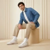 Nike Dunk High EMB Соль Озеро Городской Удобный Высокие Кроссовки для скейтбординга Мужские Белые