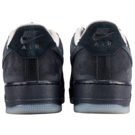 Nike Air Force 1 Кожа Дышащий Амортизация Скейтбординг Мужские Черные