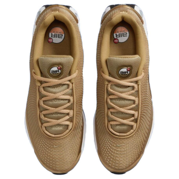 Nike Air Max DN Амортизация Износостойкие Низкие Кеды Повседневная Обувь Женская Золотая