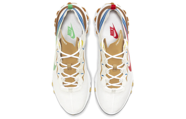Nike React Element 55 Пена Ткань Амортизация Противоскользящий Устойчивый к истиранию