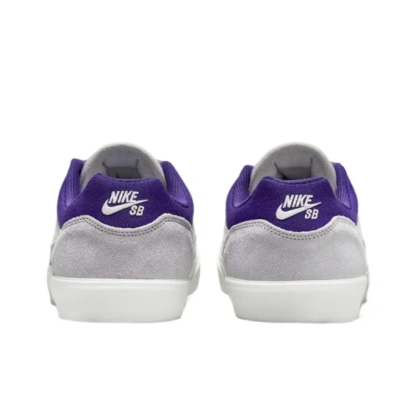 Nike SB MALOR Устойчивые к истиранию низкие кеды для скейтбординга Мужские Серый Фиолетовый
