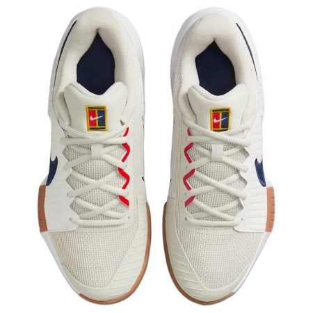 Nike GP Challenge Pro Устойчивые к истиранию Кроссовки для тенниса с низким верхом Женские Белые