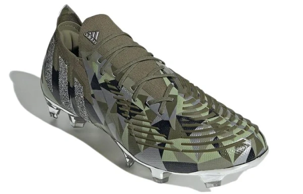 Adidas PREDATOR EDGE FG Твердое покрытие естественная трава ткань амортизация противоскользящий устойчивый к истиранию