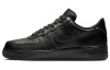 Nike Air Force 1 07 Черный воин Винтаж Устойчивые к истиранию Низкие Кроссовки для скейтбординга Унисекс Черные