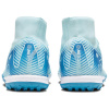 Nike Mercurial Superfly 10 TF Шипы Искусственный Шипы Устойчивость к Износу Покрытие Футбольные бутсы Мужские Синие