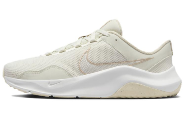 Nike Legend Essential 3 Амортизация Износостойкие Низкие Кроссовки для Тренировок Женские Белые