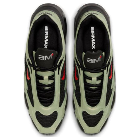 Nike Air Max Muse Abrasion Resistant Низкие Повседневные Кроссовки Женские Зеленые Черные