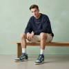 Nike Dunk High противоскользящие устойчивые к истиранию высокие скейтбординговые кроссовки унисекс синий зеленый