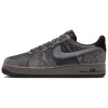 Nike Air Force 1 Slip-Resistant Abrasion-Resistant Low-Top Скейтборд Кроссовки Мужские Черные Серые