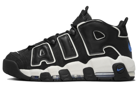 Nike Air More Uptempo MID Топ Винтажные Баскетбольные Кроссовки Мужские Черно-Белые