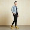 Nike Dunk High SP 'Varsity Maize' Коровья кожа Высокие Кроссовки для скейтбординга Унисекс Черный Желтый