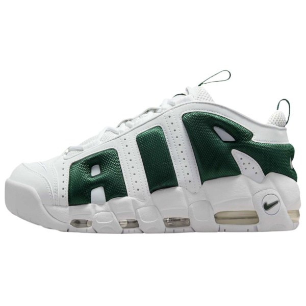 Nike Air More Uptempo Удобные Противоскользящие Устойчивые к истиранию Низкие Винтажные Баскетбольные Кроссовки Мужские