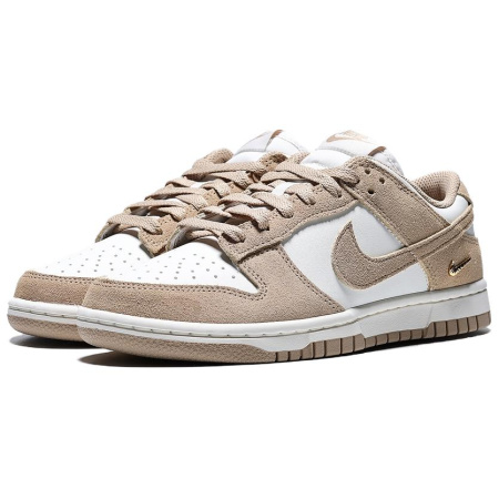 Nike Dunk Low Top Скейтборд Кроссовки Женские Белый Умбра