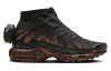 Nike Air Max Plus Водонепроницаемый MID Топ Повседневная Городская Коммутация Беговые кроссовки Мужские Черные Серые