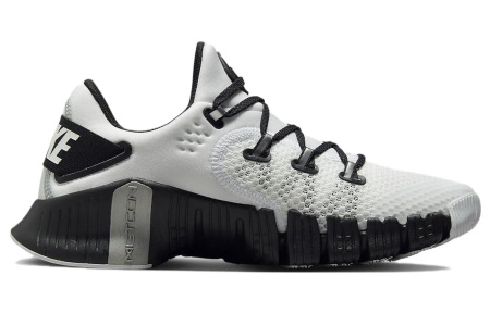 Nike Free Metcon 4 Премиум Низкие Кроссовки для Тренировок Женские Белые Черные