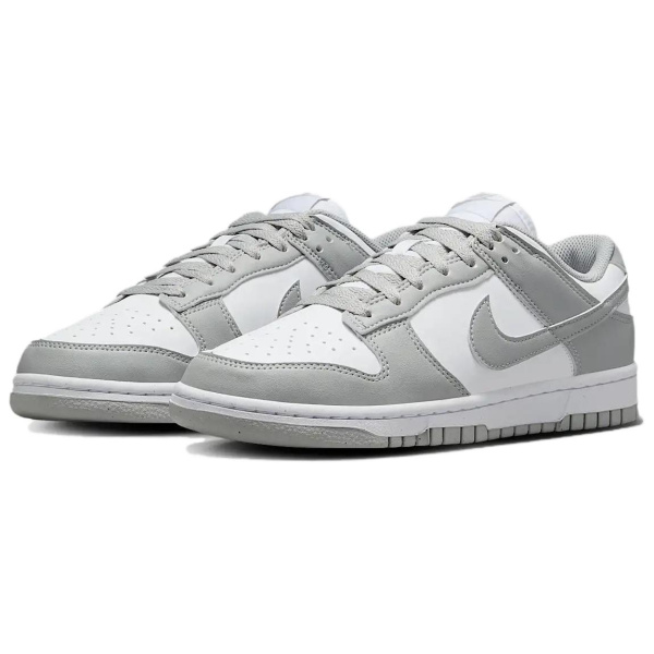 Nike Dunk Slip-Resistant Abrasion-Resistant Low-Top Скейтборд Кроссовки Женские Серый Белый
