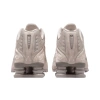 Nike Shox R4 Кожа Дышащий Поддержка Низкий Верх Повседневные Беговые Кроссовки Женские Серые