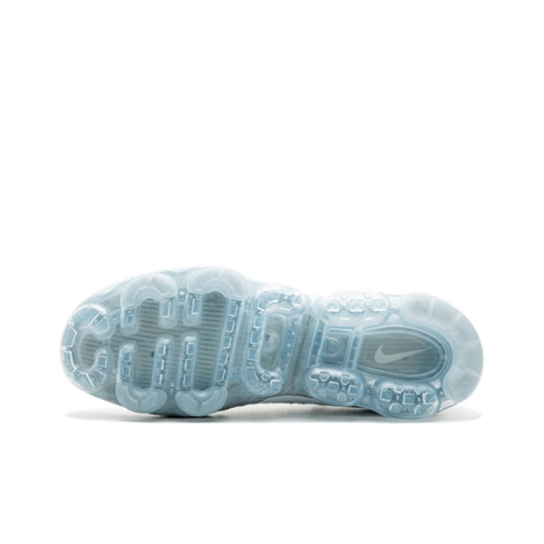 Nike VaporMax Flyknit Комфортные Низкие Кроссовки с Воздушной Подушкой для Бега Повседневные Женские Серый Белый
